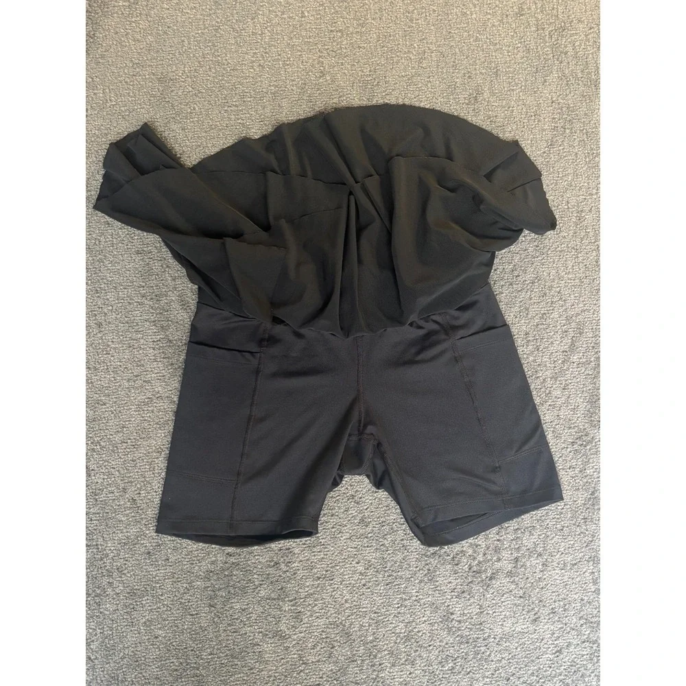 Eleven by Venus Williams Outskirt Shortie Womens Size Small Black Elastic Waist